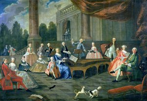 Un concierto familiar en el Château Renescure de French School